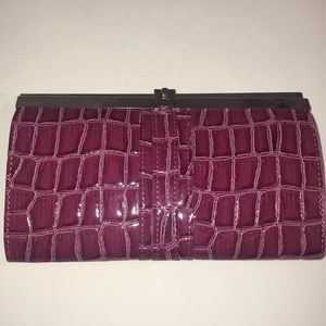 Pink Fake Animal Leather Wallet